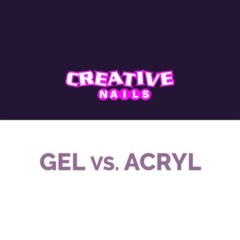 Gel- oder Acrylnägel? Was ist der Unterschied? - Creative Nails ...
