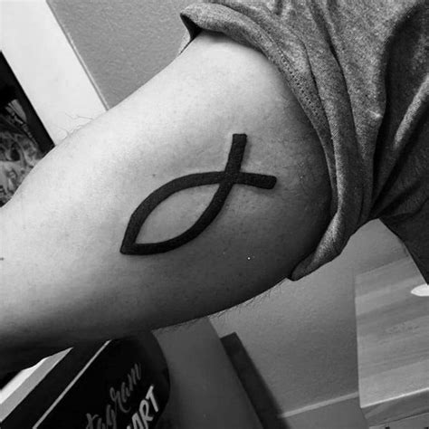 40 Ichthus Tattoo Designs for Men [2023 Inspiration Guide]