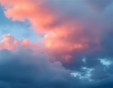 dramatic sky  pink clouds  sunset natural weather phenomenon