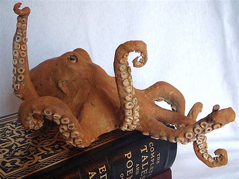 Octopus Sculpture | Paper mache art, Paper mache, Paper sculpture