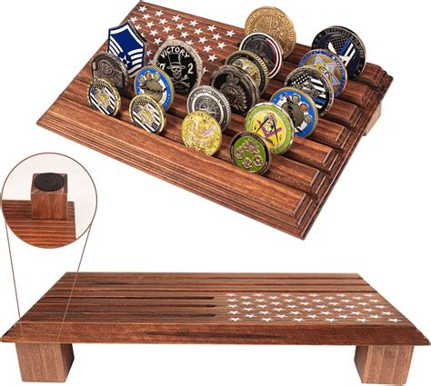 challenge coin display holder  rows coin stand australia ubuy