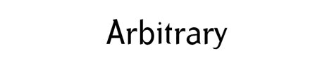 fontsmarketcom  arbitrary font