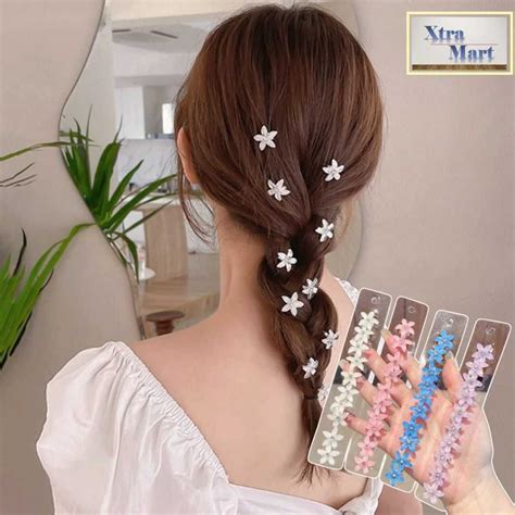 XM - Jepit Rambut Bunga Kecil Isi 10 Pcs Jepitan Rambut Set isi 10 Pcs ...