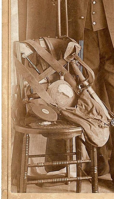 Original Civil War Wounded Amputee Soldier With Gear and Huge Flag ...