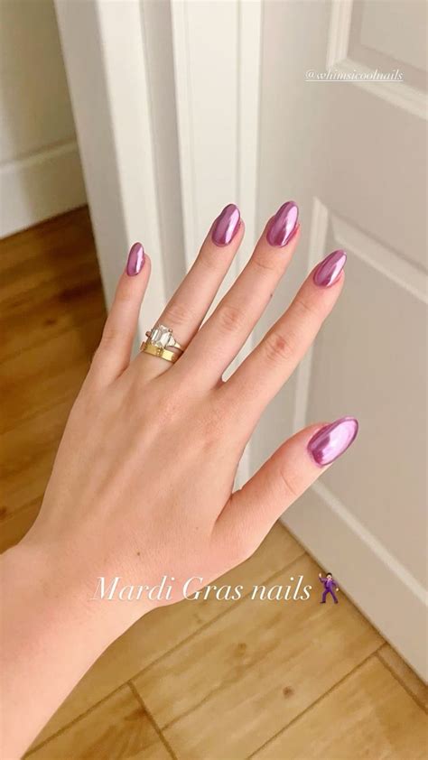 pink/lavender chrome nails | Pink nails, Gel nails, Nail art