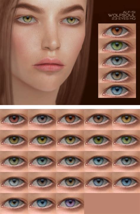 Sims 4 Eyes CC Alpha