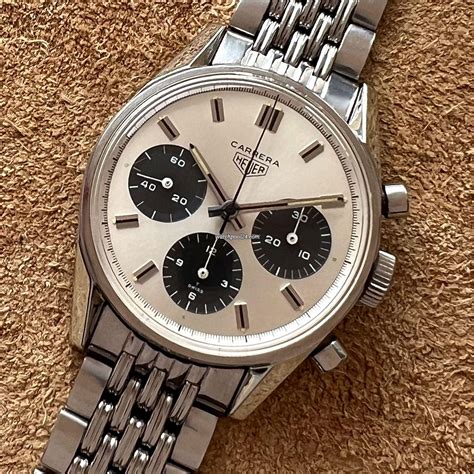 Vintage Heuer Carrera 2447 SN Panda sold on watchPool24