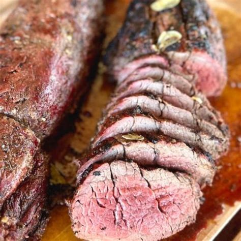 smoked  beef tenderloin   pellet grill