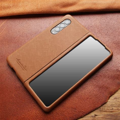 Leather Galaxy Z Fold 4 Case / Z Fold 3 / Z Fold 2 / Fold 1 - Etsy