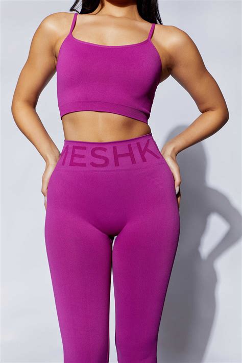 Lanie Scoop Neck Tank Top - Violet - MESHKI