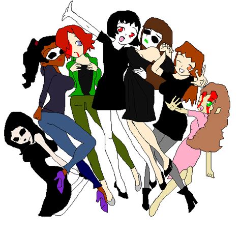 creepypasta girls  reneepierre  deviantart