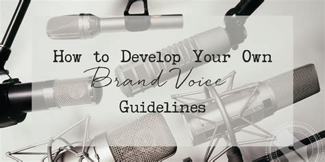 How to Develop Your Own Brand Voice Guidelines - Lacy Boggs