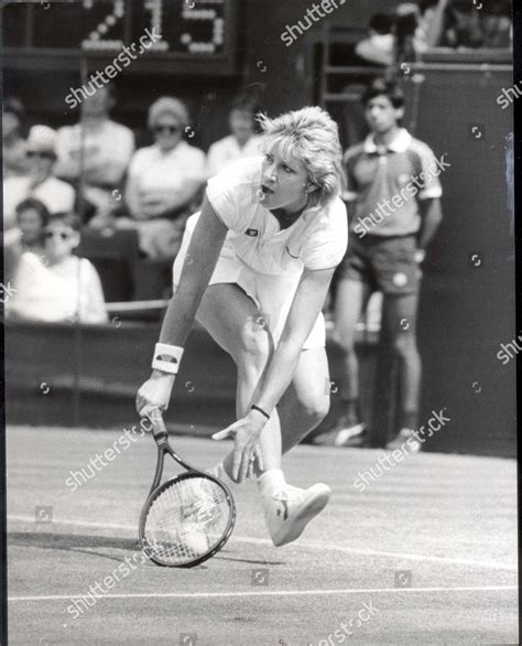 Chris Evert Wimbledontennis Player Editorial Stock Photo - Stock Image