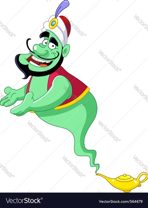 Genie Royalty Free Vector Image - VectorStock