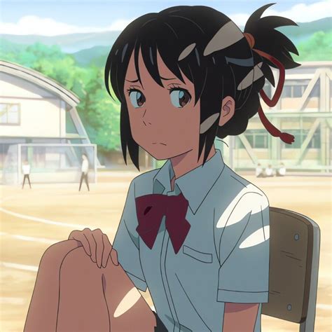 mitsuha miyamizu   anime kimi  na wa anime