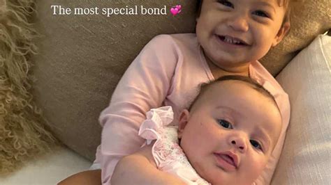 Dak Prescott's fiancée Sarah Jane shows off their 'bffs' baby girls hugging