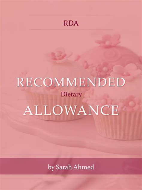 RDA recommended dietary allowance | PDF
