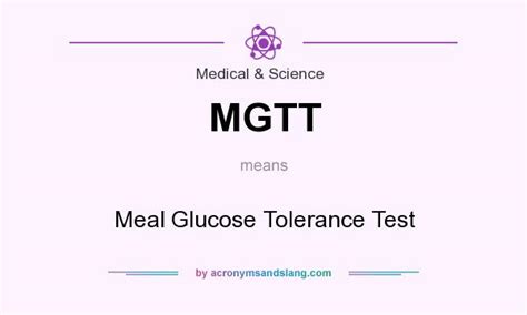 MGTT - Meal Glucose Tolerance Test in Medical & Science by ...