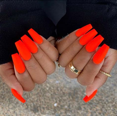 The Best 24 Neon Summer Coffin Bright Glitter Acrylic Nails - autoshieldtrend