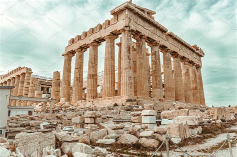 Parthenon temple on the Acropolis in | Architecture Stock Photos ...