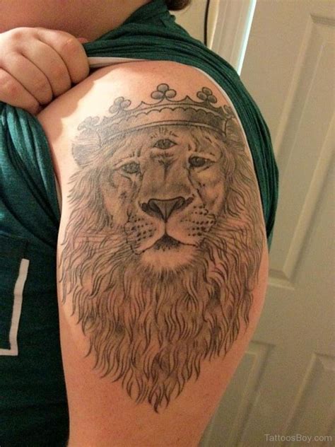 Colored Lion Head Tattoo - Tattoos Designs