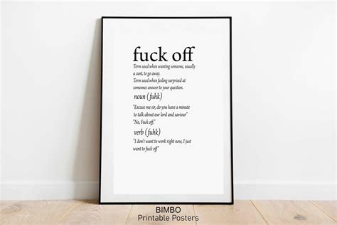 digital  print fuck  definition print printable wall art