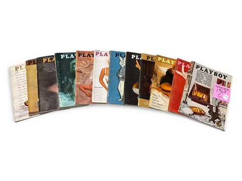Lot - 1964 Playboy Magazines (January thru December)