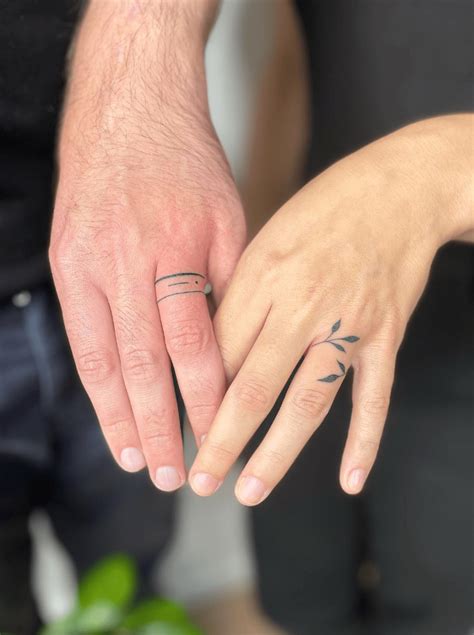 wedding band tattoos