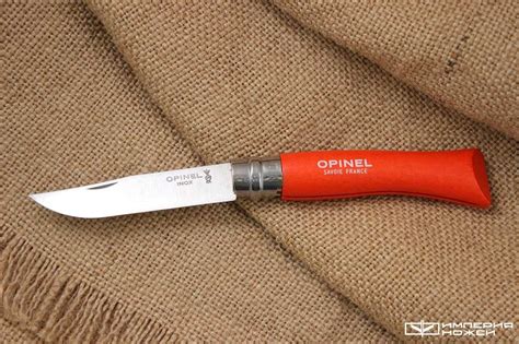 Купить складной нож OPINEL №7, НЕРЖАВЕЮЩАЯ СТАЛЬ, ОРАНЖЕВЫЙ – OPINEL с ...