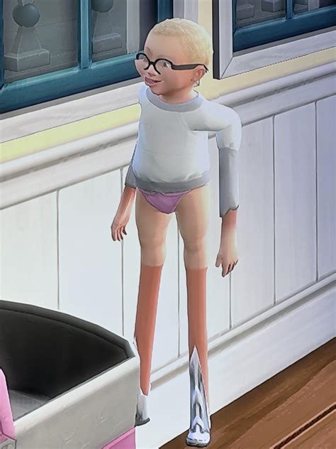 Discover more like Gameglitches: Sims 4 infant grows legs suddenly and