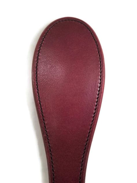 Leather Spanking Paddle BDSM Paddle OTK Paddle Over the Knee Paddle