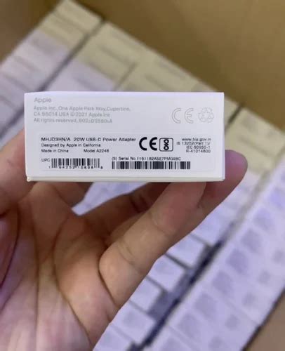 Apple 20W Adapter 100% Original at ₹ 1150/piece | Data Cable in Surat ...