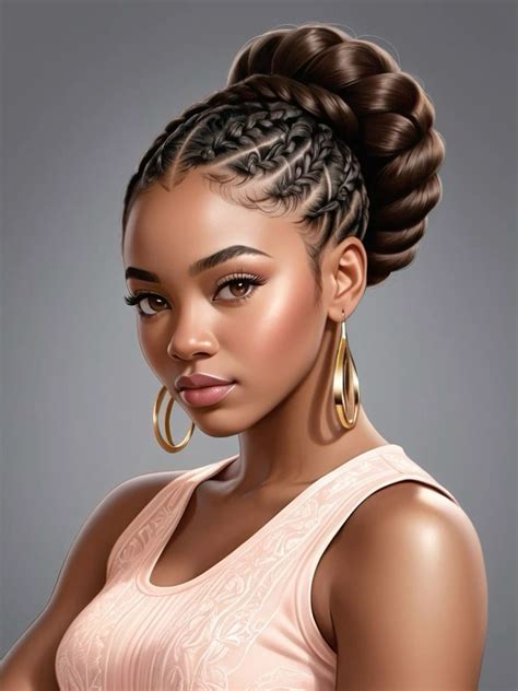 Pin by Podosiri on Melanine women | Natural hair stylists, Braids for