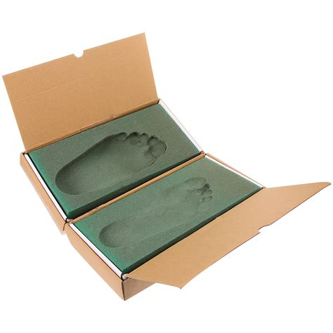 Foot Impression Foam Box Getting Footprint Foam Box Multi-use Foot Foam ...
