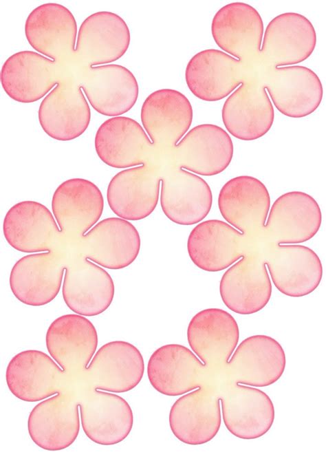 Rosas Para Imprimir E Recortar - Molde De Rosas Para Imprimir E Recortar