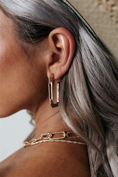 anchor  earrings  gold impressions  boutique