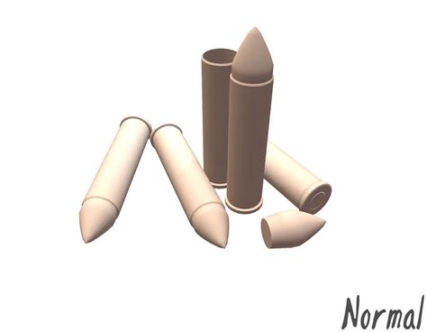 Патрон Пуля 8 3D Модель $7 - .blend .unknown .obj .fbx - Free3D
