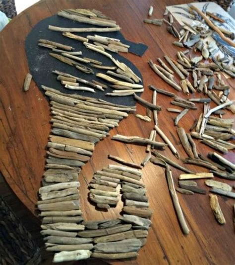 Поделки из природных материалов своими руками (100 + идей) | Driftwood ...