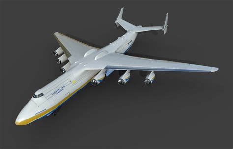 Antonov AN 225 Mriya - 3D Model by 3dstudio