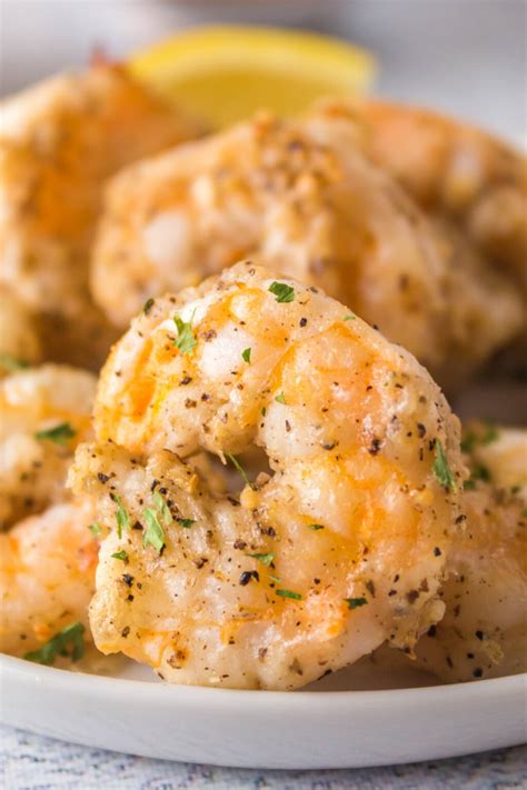 Air Fryer Garlic Parmesan Shrimp - Love Bakes Good Cakes