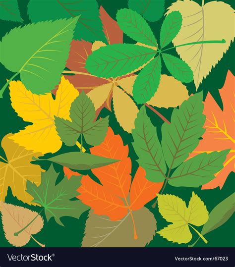 Leafy background Royalty Free Vector Image - VectorStock