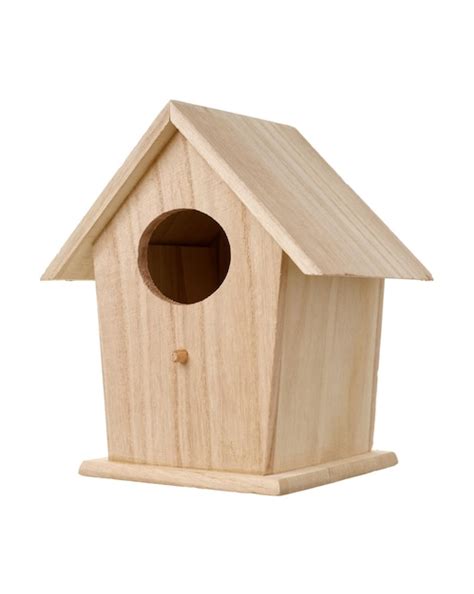 Premium Photo | Wooden bird nesting box