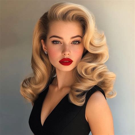 timeless vintage hollywood hair glamorous styles  defined  era