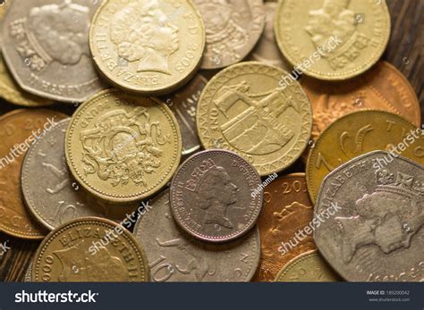 British Pound Sterling Coins Stock Photo (Edit Now) 189200042