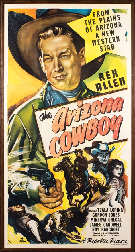 Rex Allen Original 3-Sheet Lithograph Poster Large Classic Movie