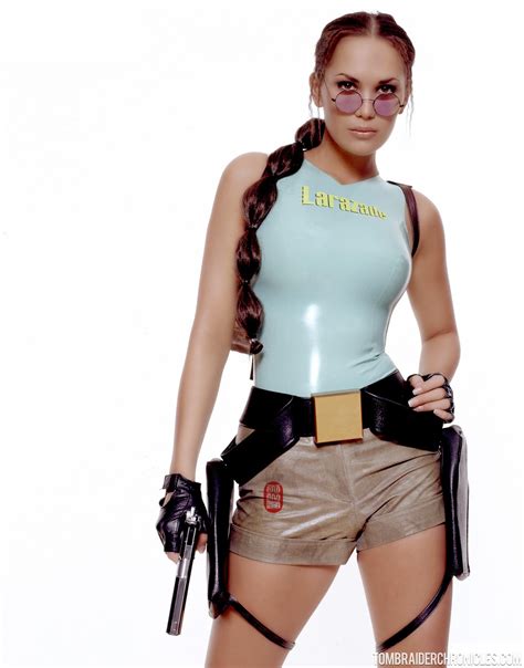 Evolution of Lara Croft - Lucy Clarkson - Lucozade Photo Shoot