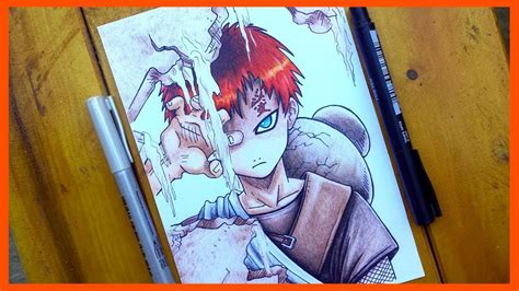 Como Desenhar O Gaara - Como desenhar o gaara, naruto clasico || Passo a Passo - YouTube