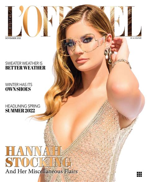 Trading Looks - Beautiful Hannah Stocking on the cover of... | Facebook