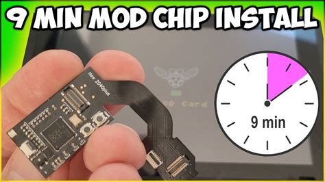 installing   mod chip   minutes includes flashing guide