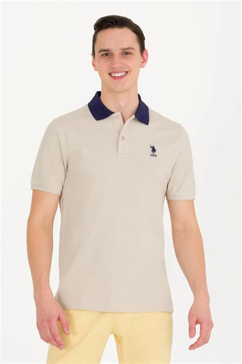 U.S. Polo Assn. USPA POLO YAKA MANŞETLİ NAKIŞLI ERKEK T-SHIRT Fiyatı ...